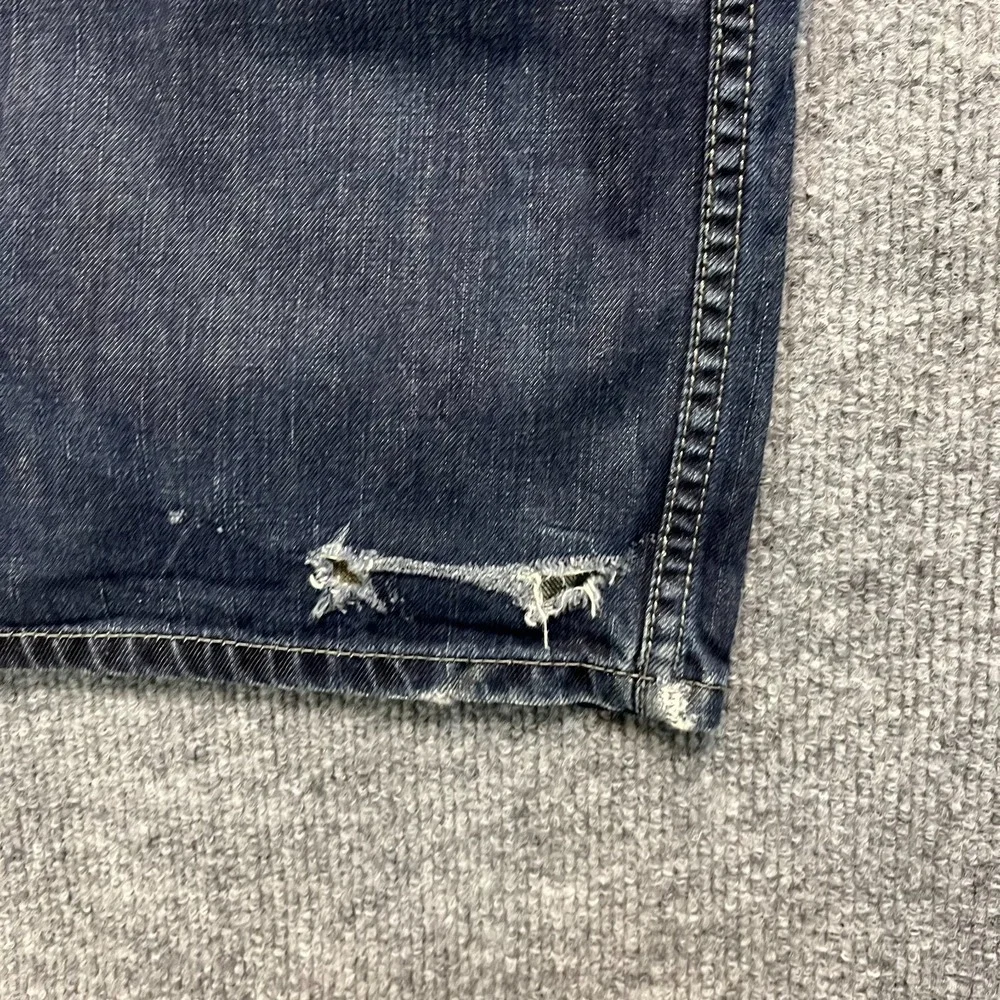 Levi's 569 Loose Straight‎ Jeans Men's Blue Denim High Rise Zip Fly - 43X32